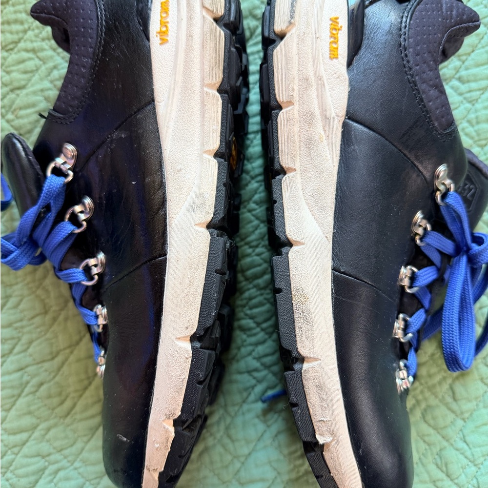 Danner Black Leather Boots with Blue Laces - Picture 5 of 6